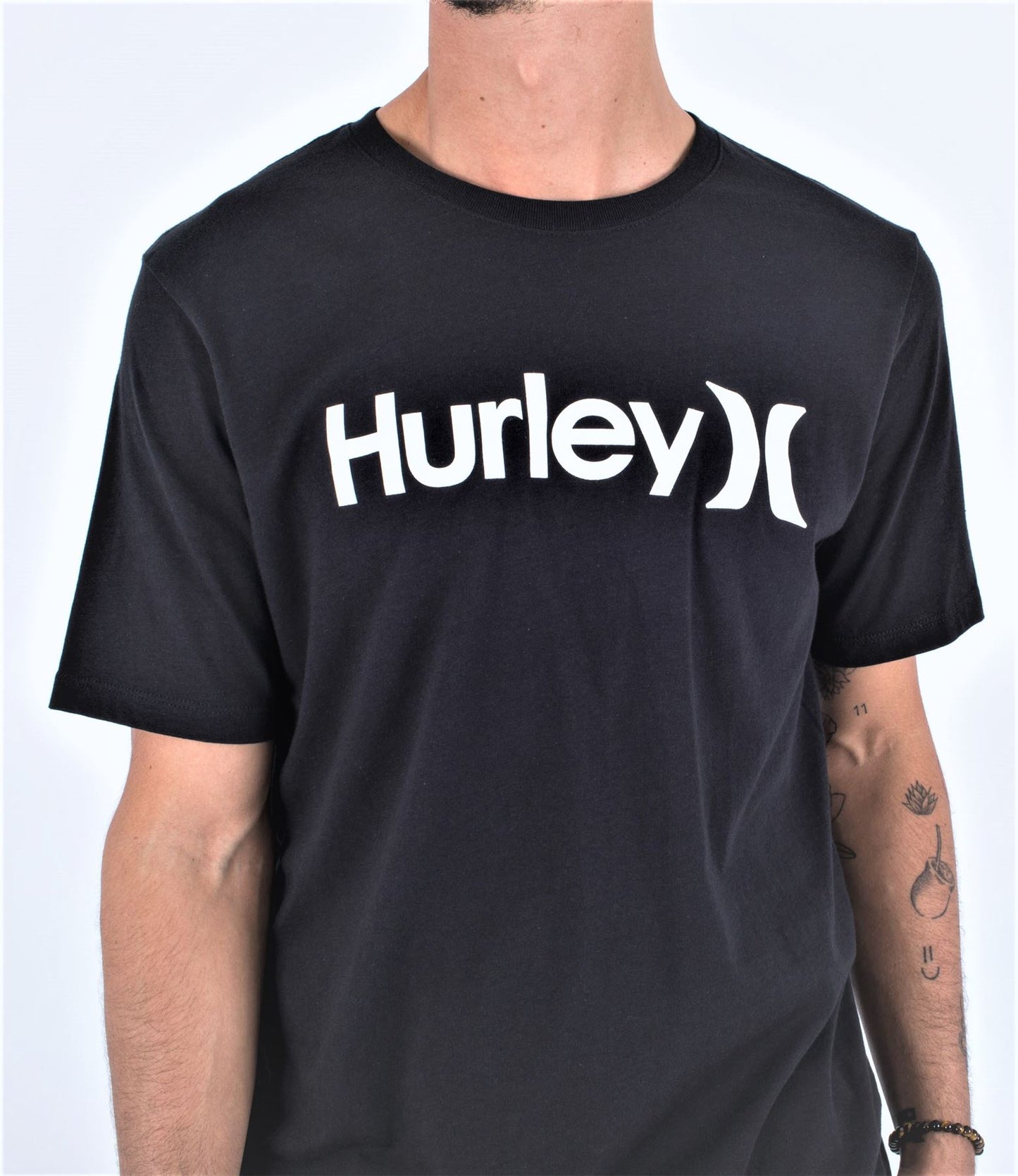 Hurley Men's SS T-Shirt ~ Everyday Wash O&O Black