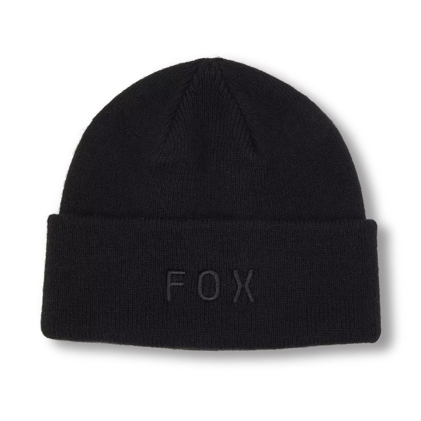 Fox Racing Wordmark Mens Knitted Black Beanie