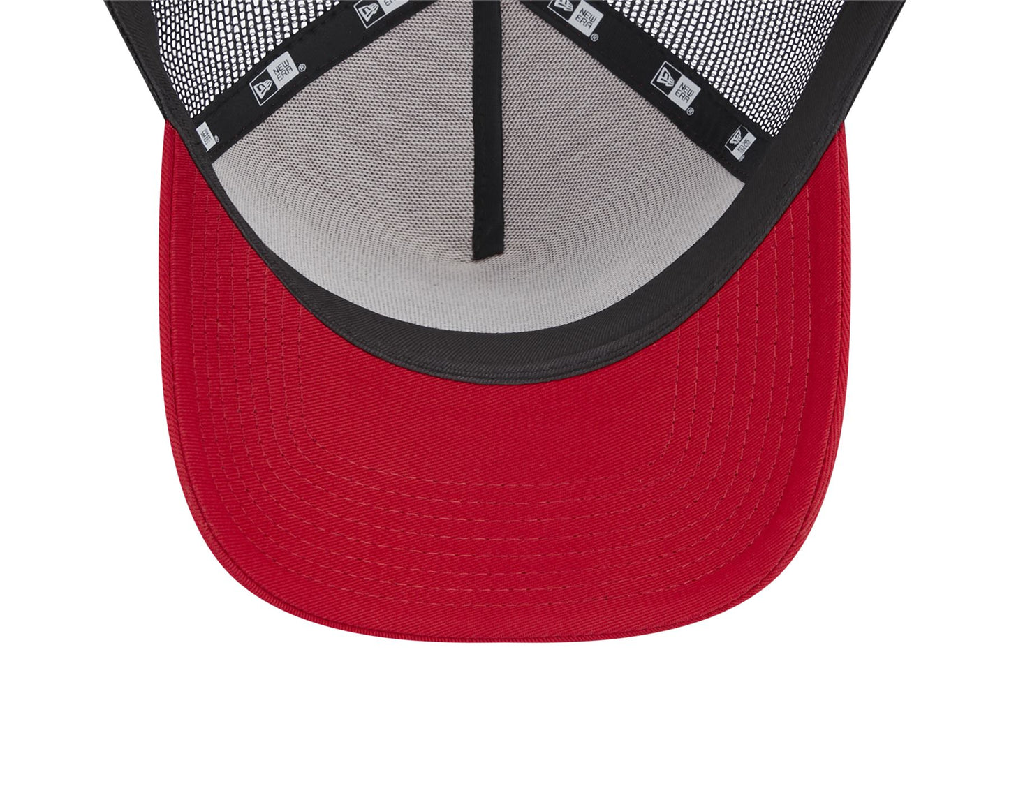 New Era Mens Heritage EF Snapback Trucker Cap ~ Moto Guzzi Red