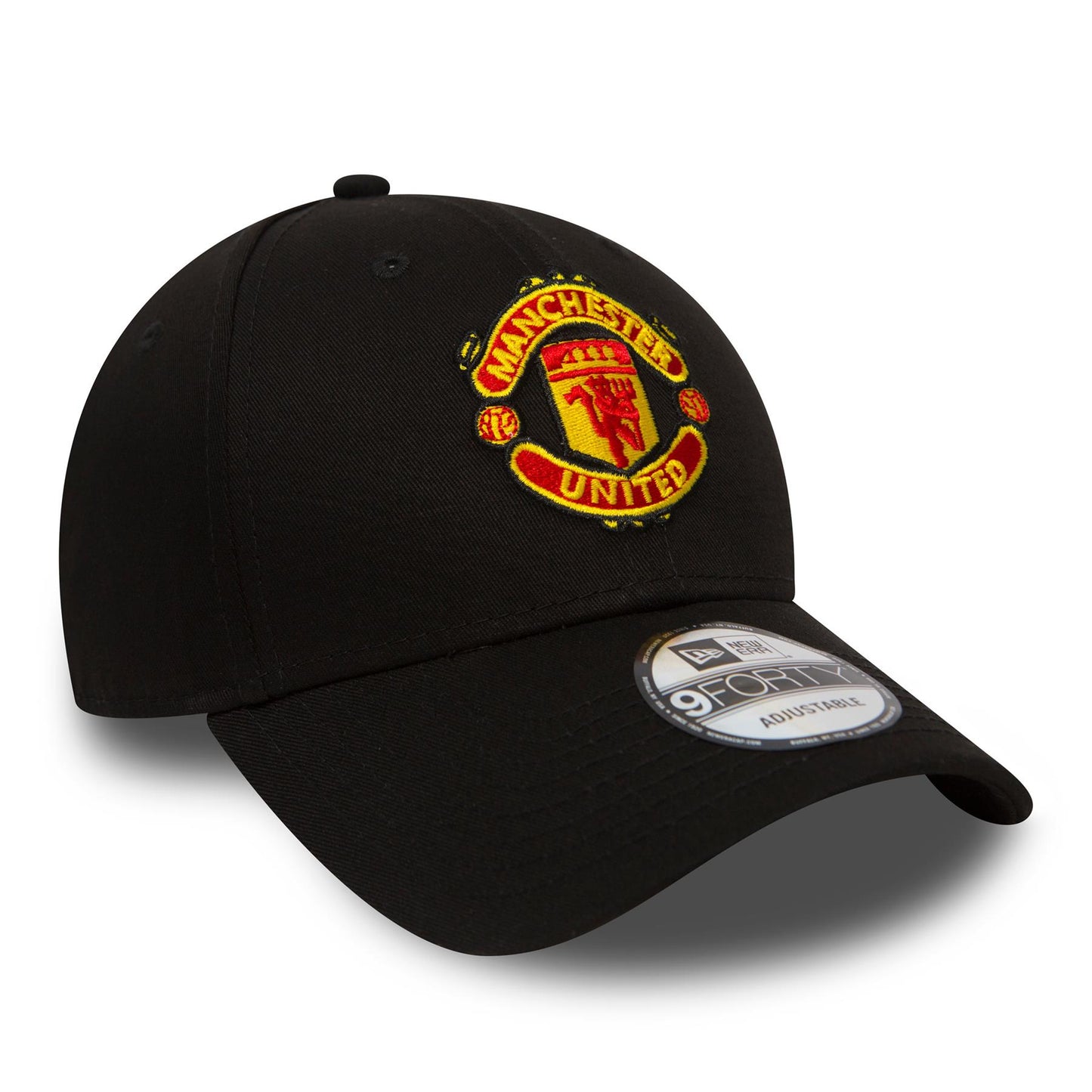 New Era Mens 9Forty Adjustable Curve Brim OSFA Cap ~ Manchester United F.C. Black