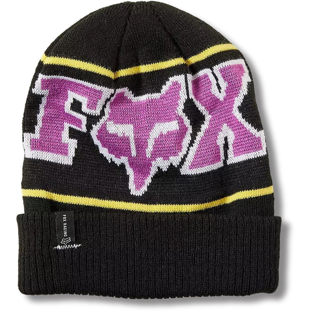 Fox Racing Knitted Cuff Beanie ~ Burm black