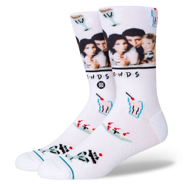 Stance Men's Socks ~ One With The Diner white