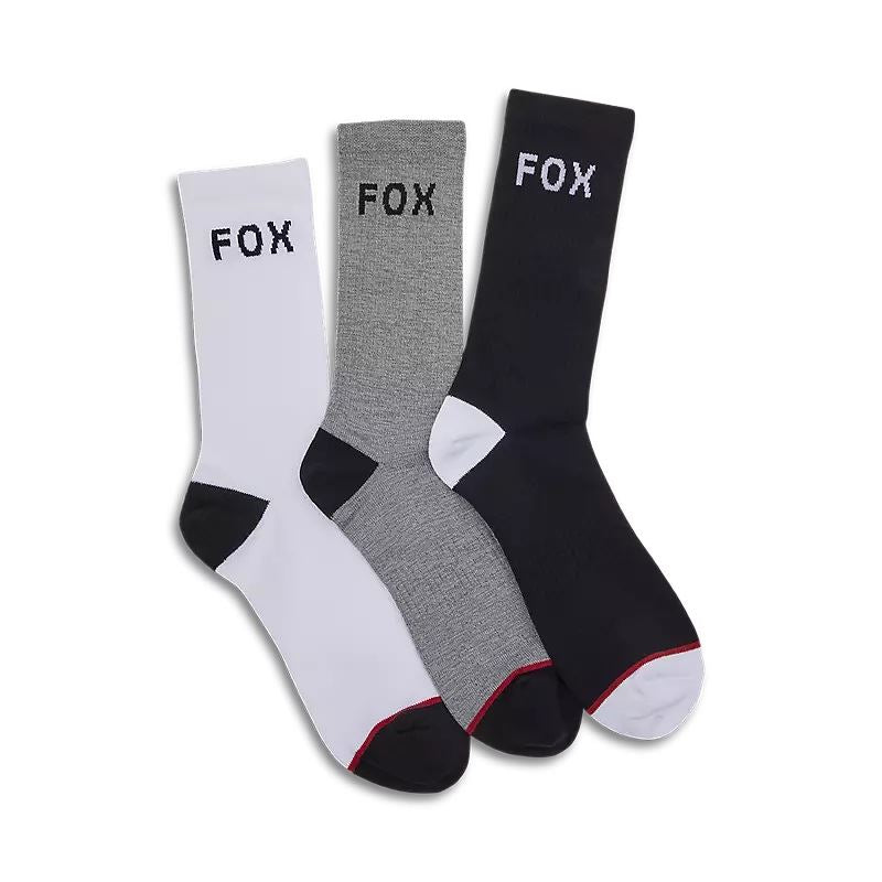 Fox Racing Men's 3 Pack Multi Crew Socks