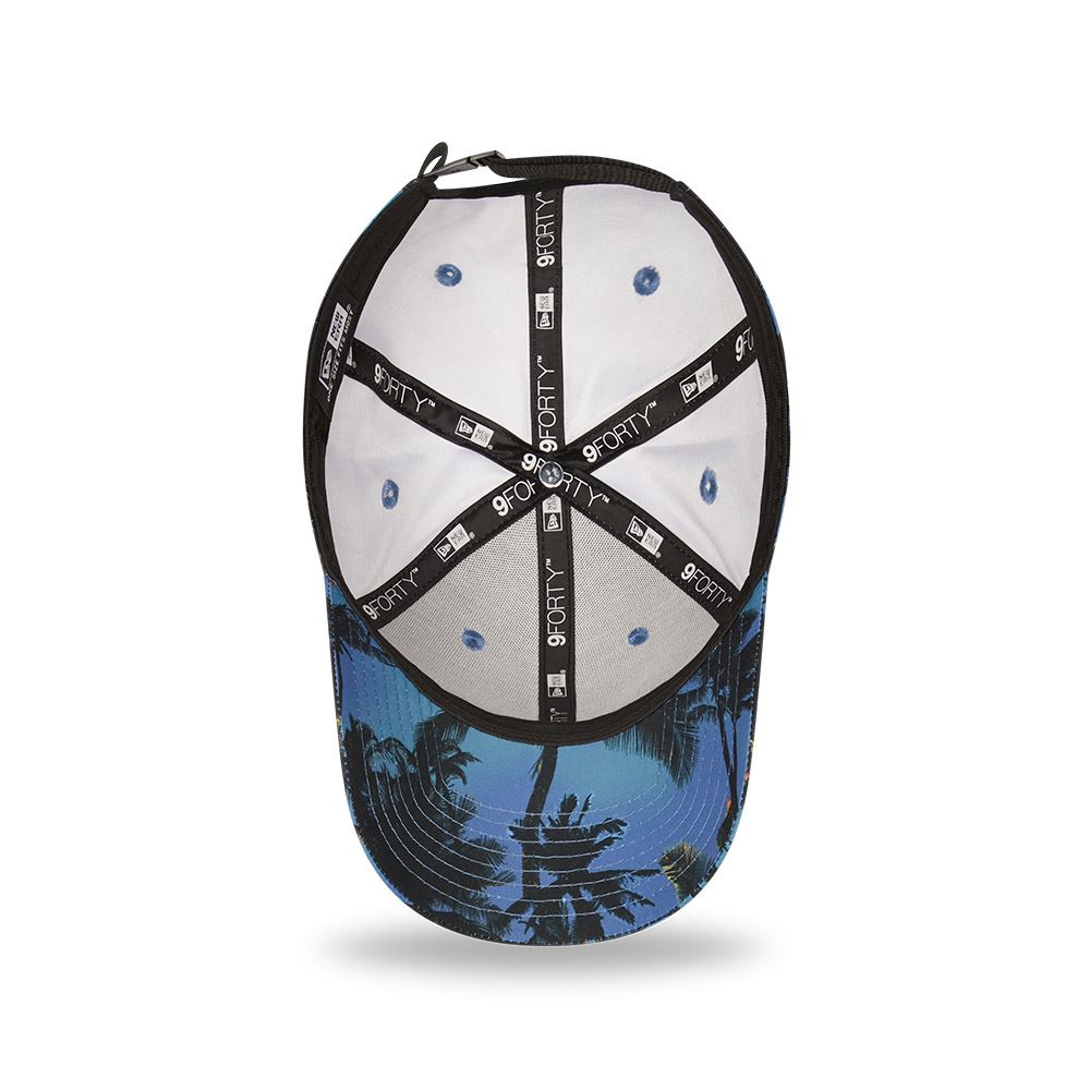 New Era Men's Adjustable 9Forty Cap ~ Tropical blue