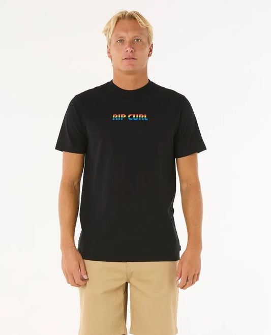 Rip Curl Surf Big Mumma Icon SS Mens T-Shirt Black