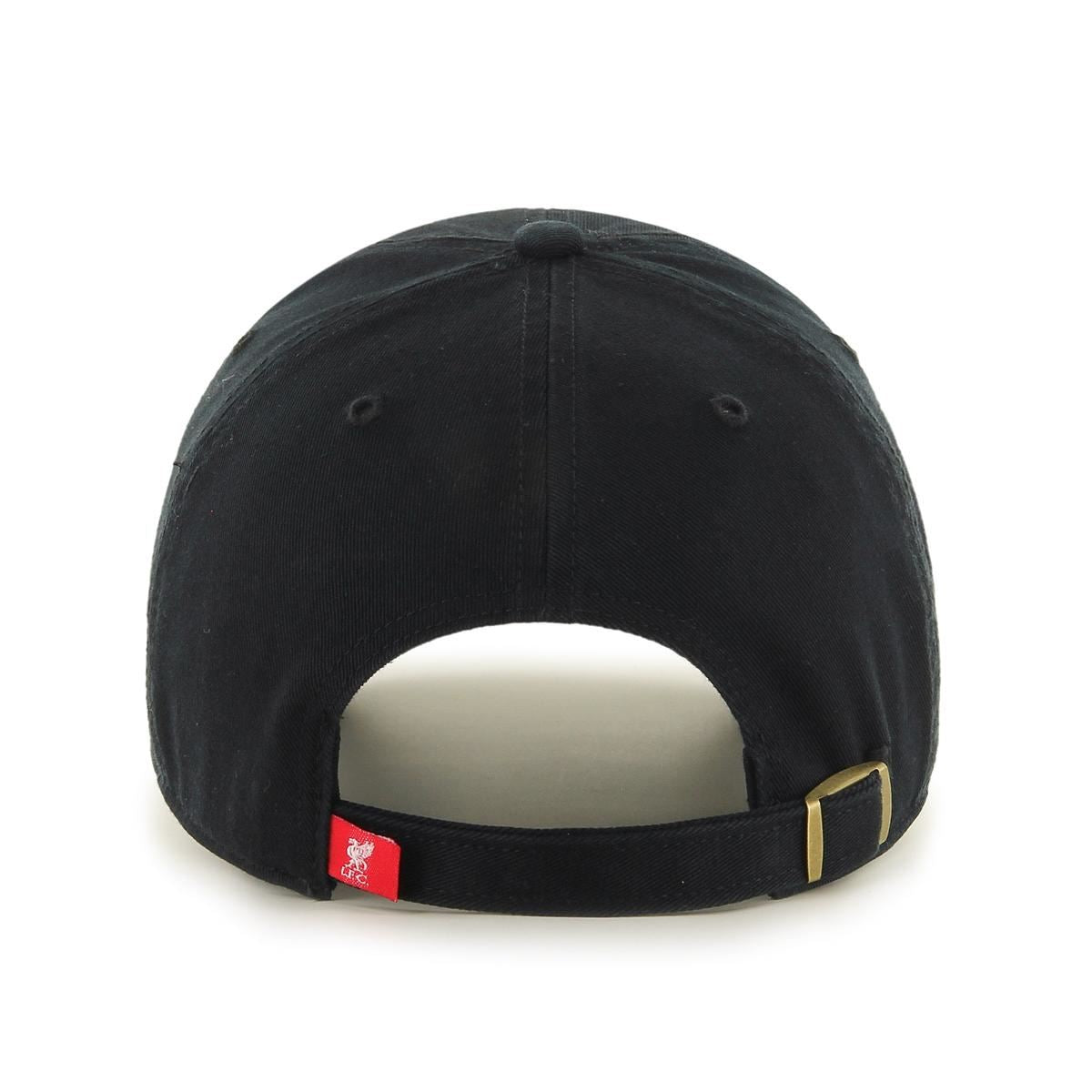 Liverpool FC Clean Up Black Adjustable 47 Brand Cap