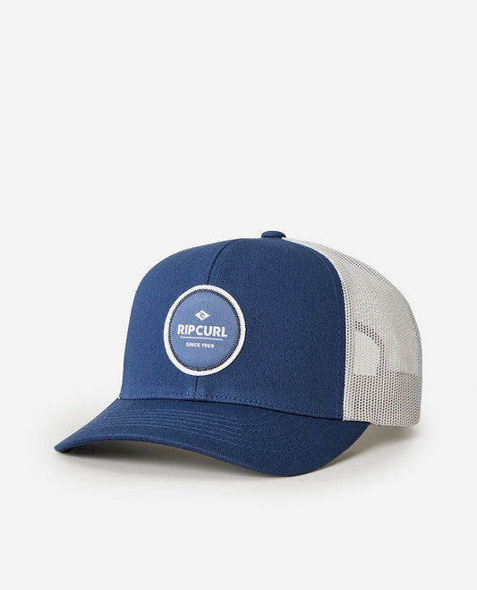 Rip Curl Routine Trucker Navy Mens Curve Cap