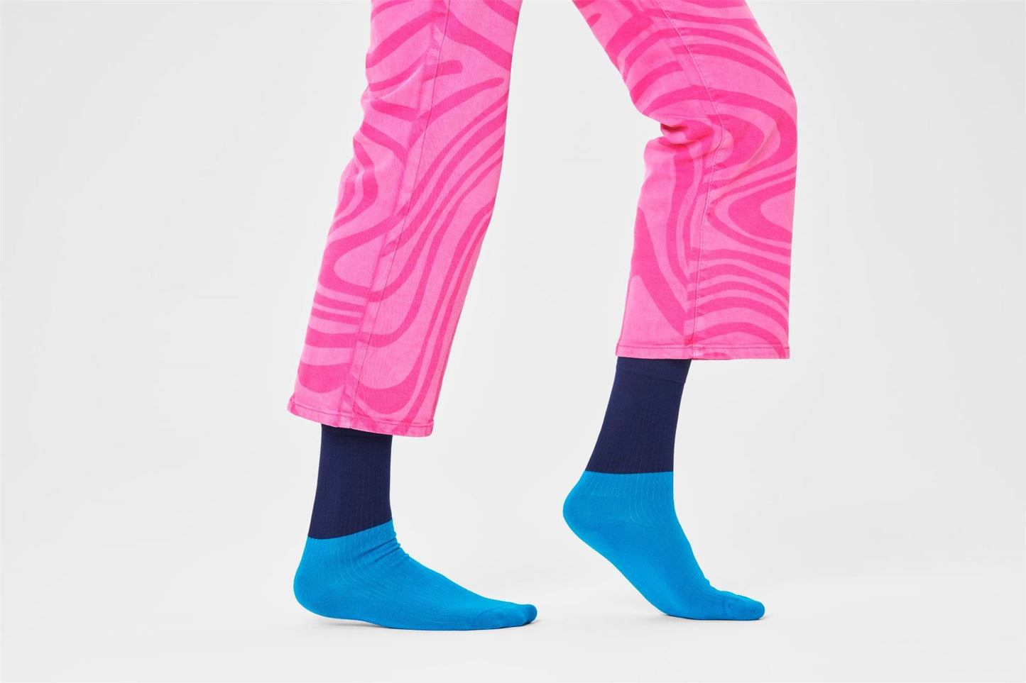 Happy Socks - Crew Socks (Size L) ~ I Am Blocked