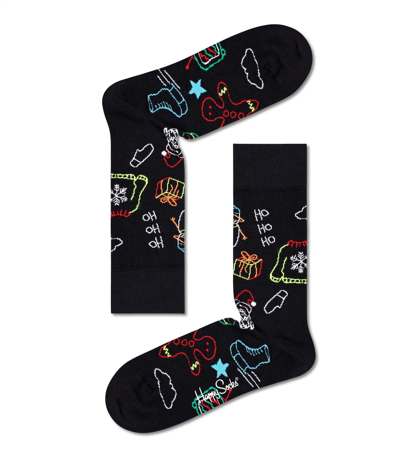 Happy Socks - Crew Socks (Size 41-46) ~ Ho Ho Ho