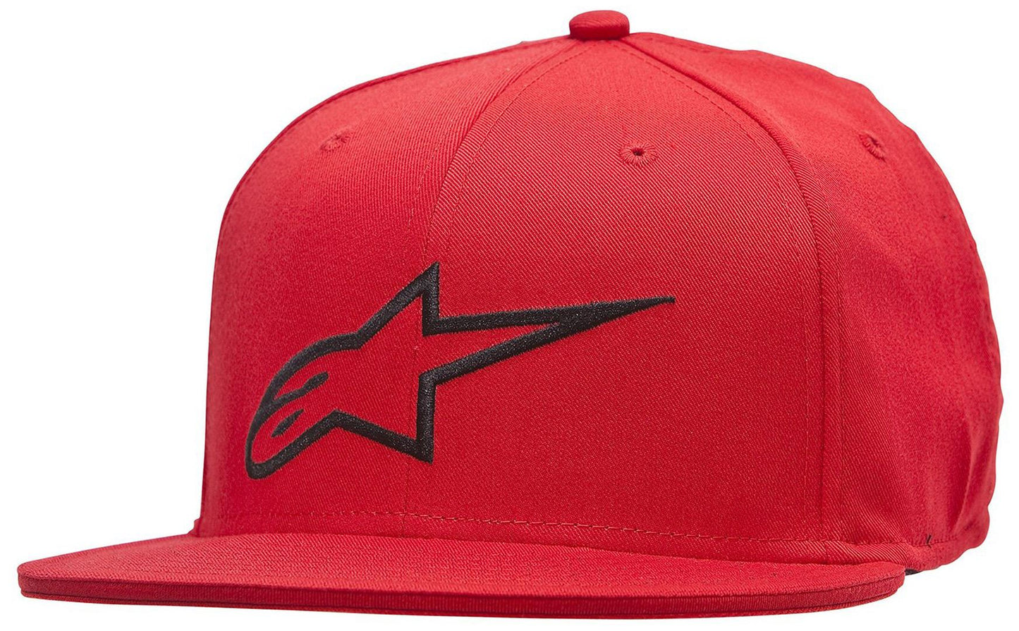 Alpinestars Men's Flexfit Flatbill Cap ~ Ageless red black (NOS)