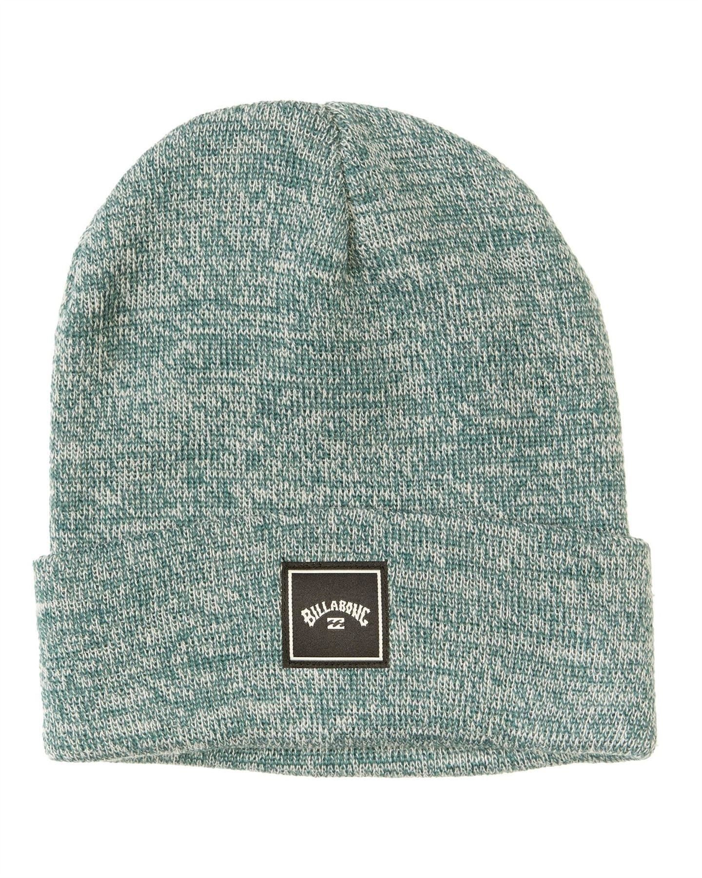 Billabong Men's Knit Cuff Beanie ~ Stacked deep sea