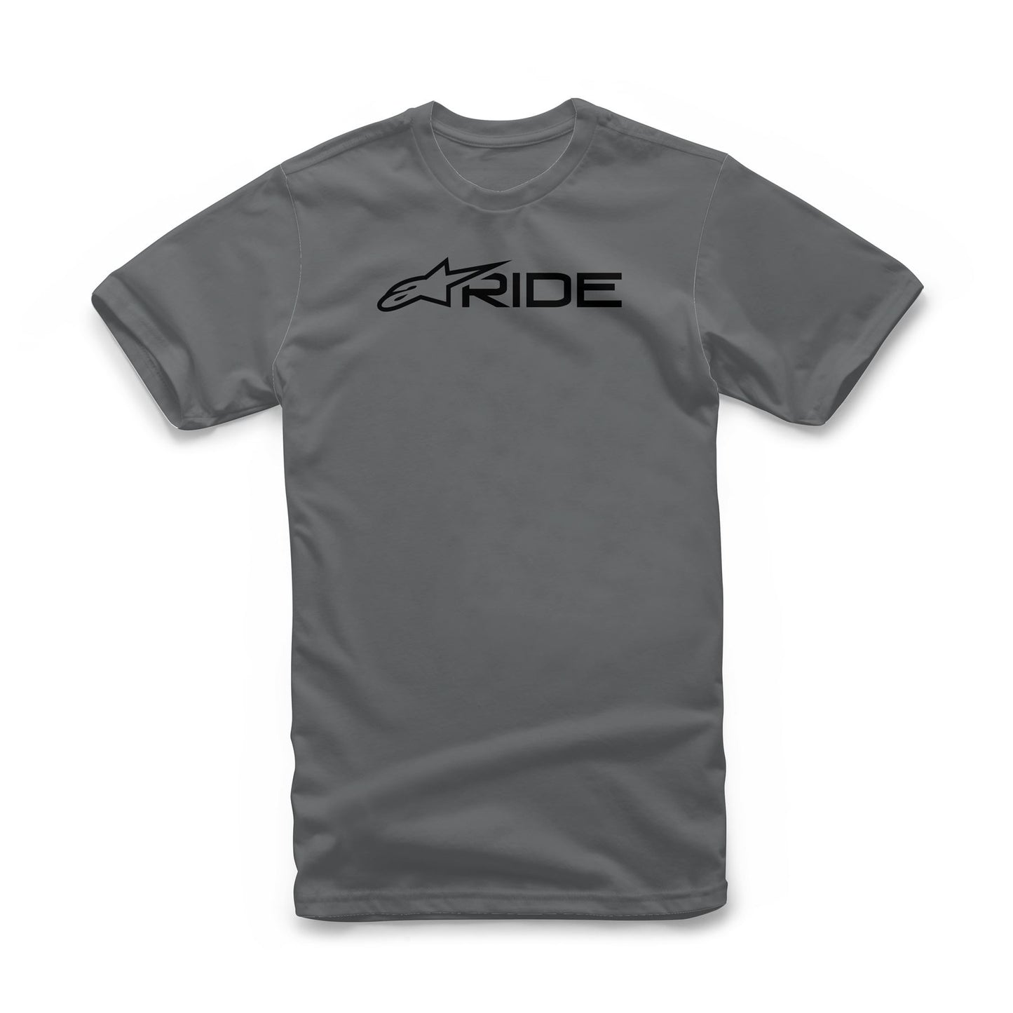 Alpinestars Mens Cotton SS T-Shirt ~ Ride 3.0 Charcoal Black