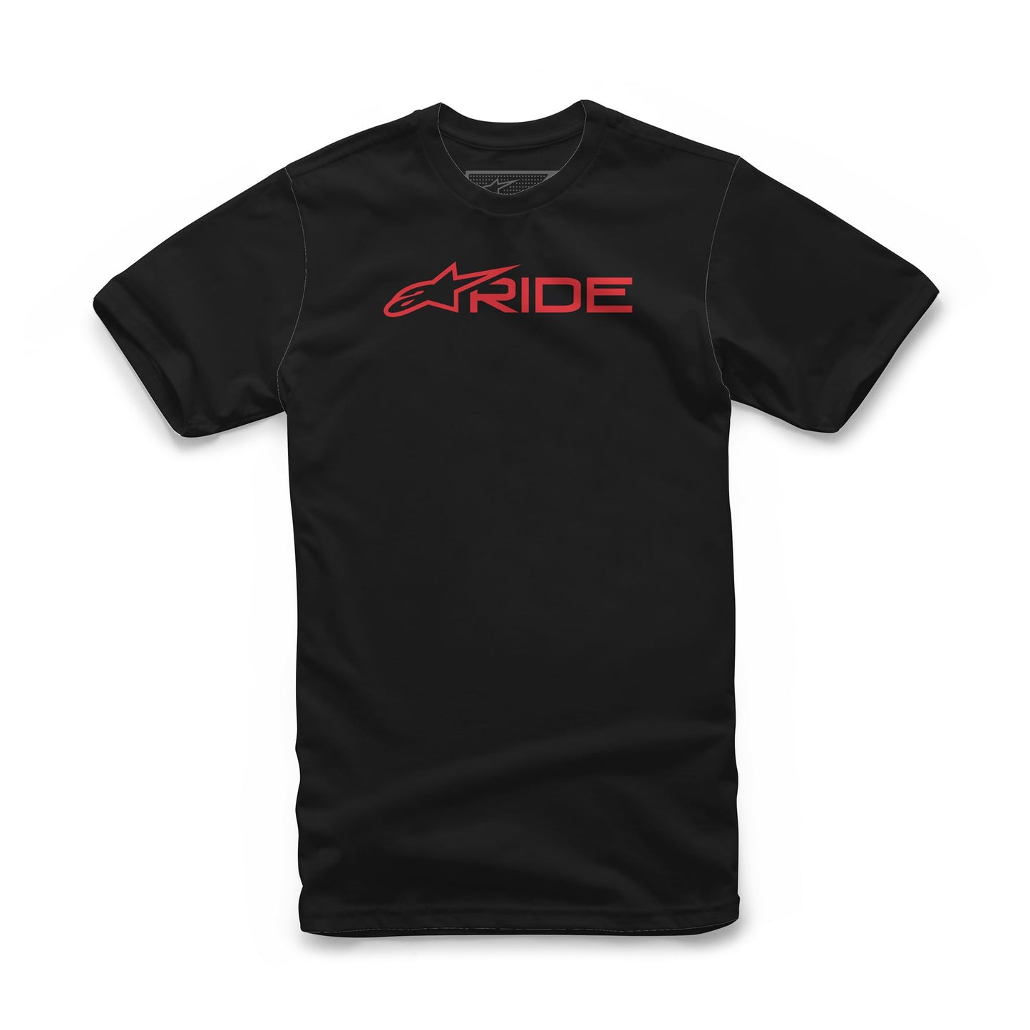 Alpinestars Mens Cotton SS T-Shirt ~ Ride 3.0 Black Red