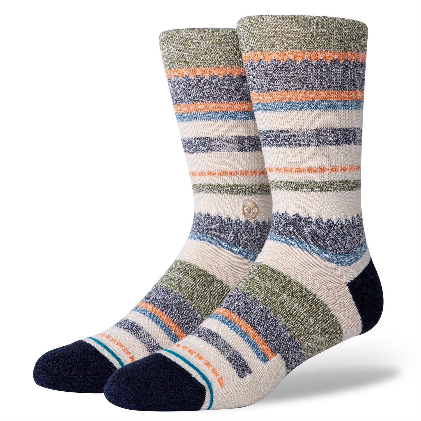 Stance Inline Men's Socks ~ Tucked In navy