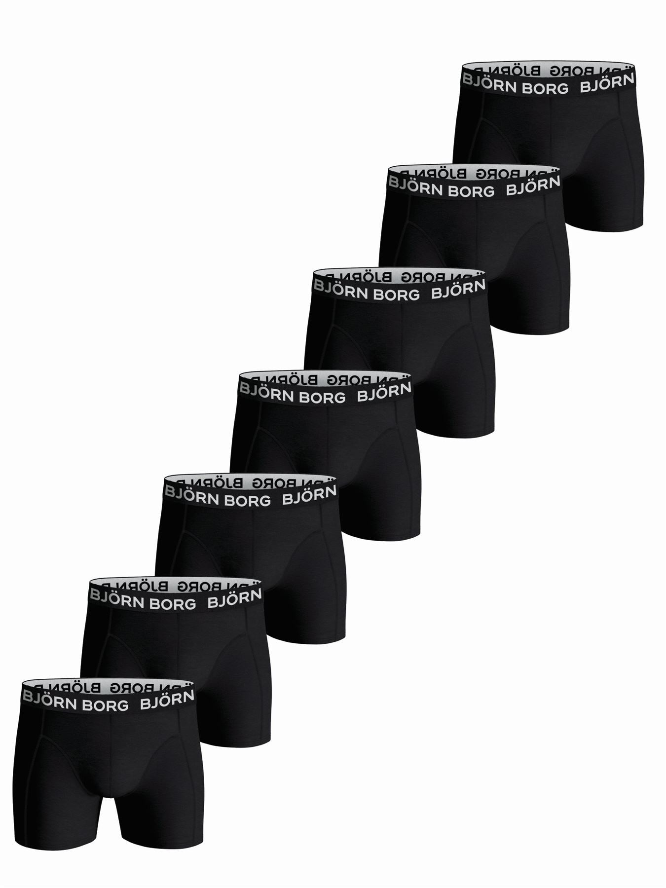 BJORN BORG Essential Boxer 7 pack black