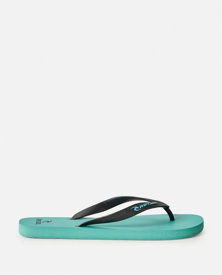 Rip Curl Flipflop Open Toe Unisex Blue Lagoon Logo Bloom
