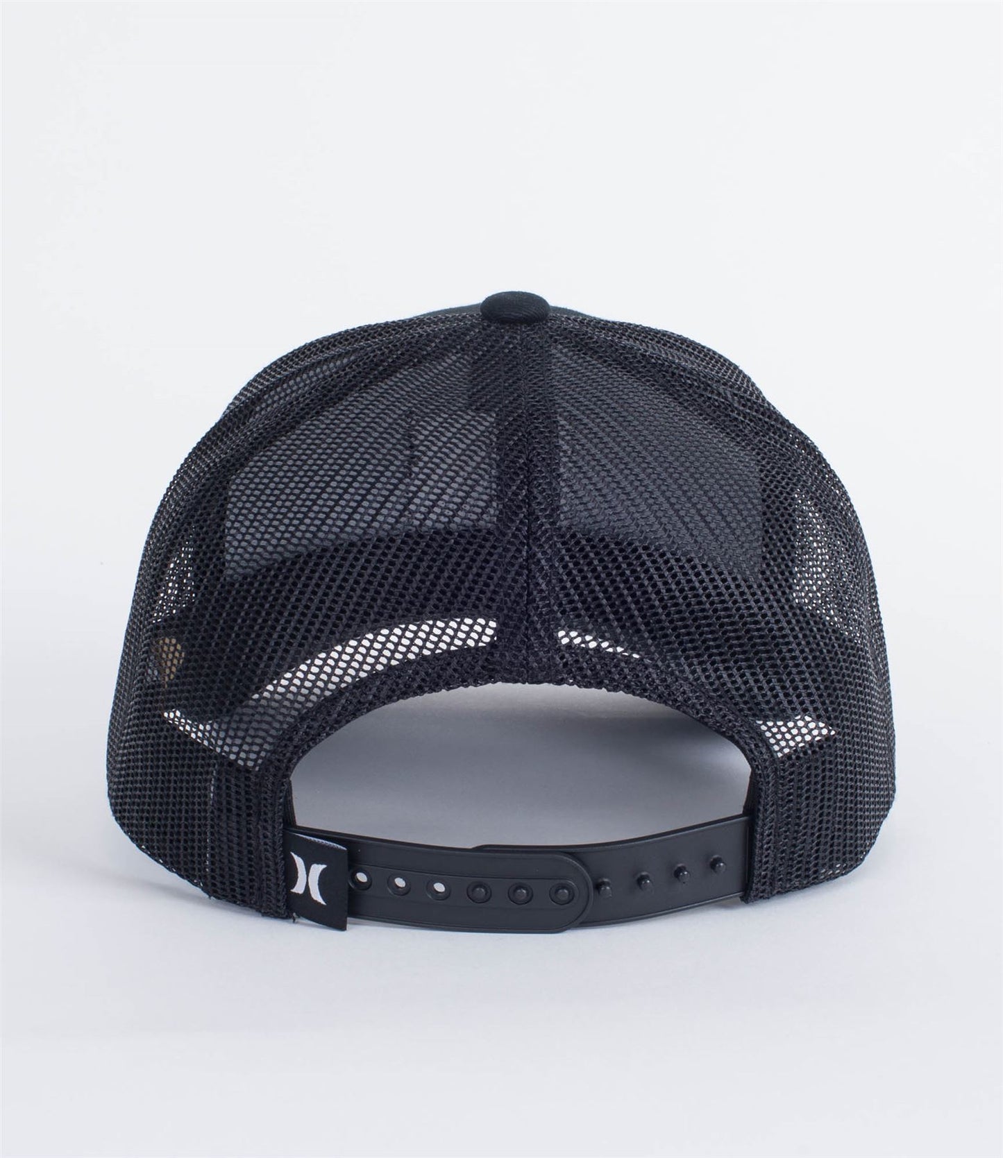 Hurley Seacliff Trucker Snapback Curve Peak Black Cap