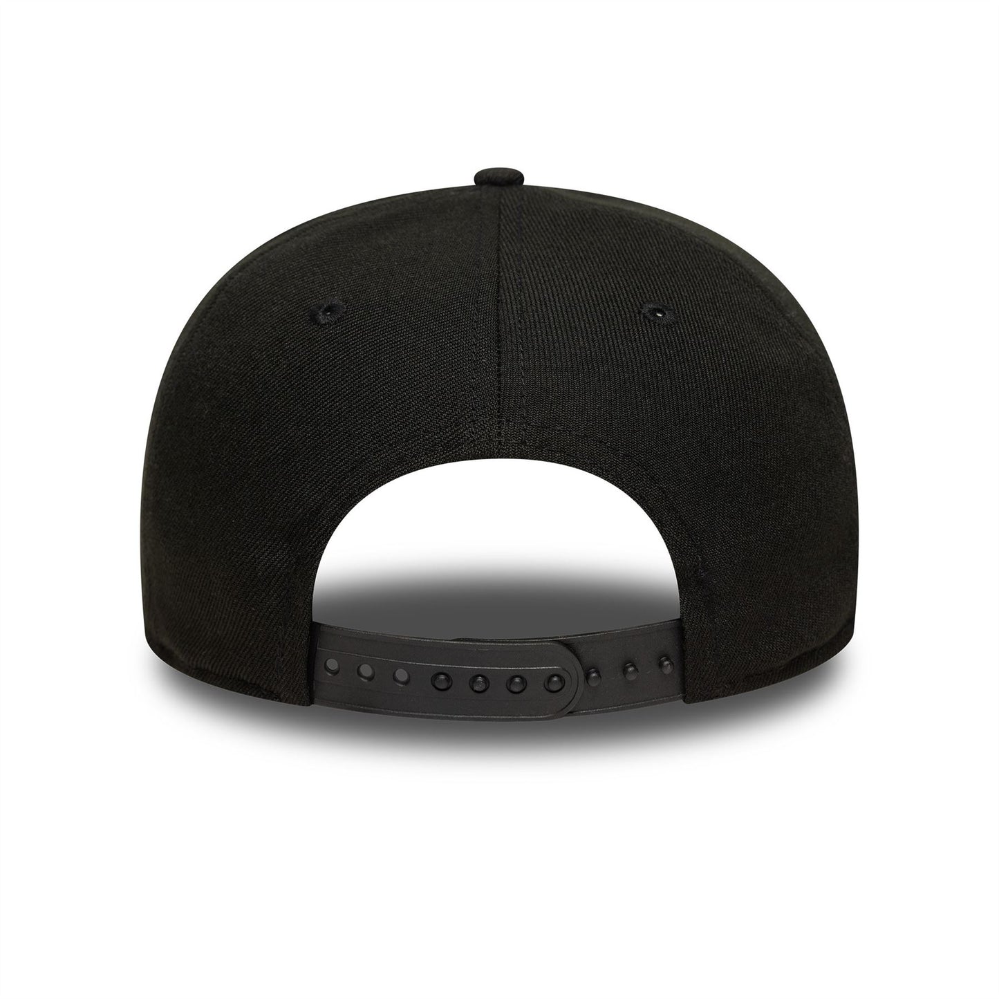 ACDC cap Back in Black unisex cotton snapback curve visor black