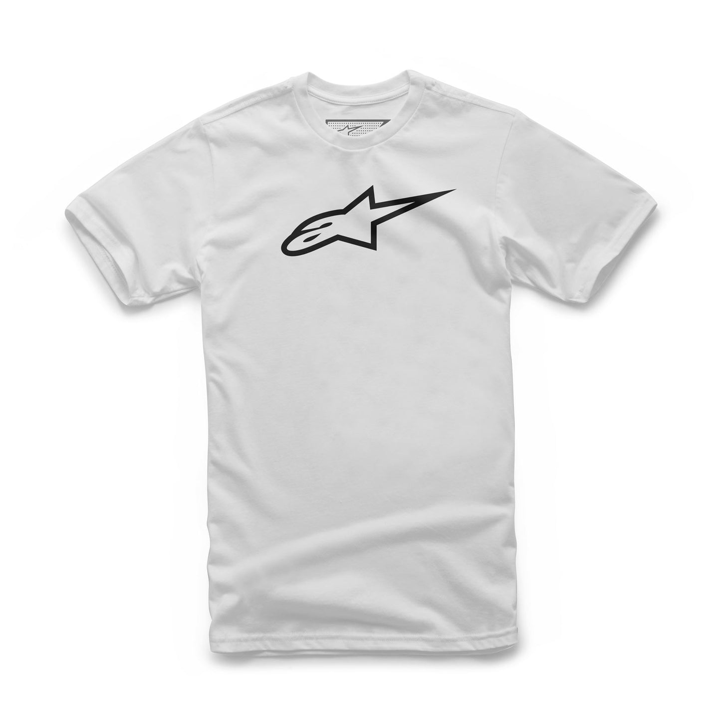 Alpinestars Mens Cotton SS T-Shirt ~ Ageless Classic White Black