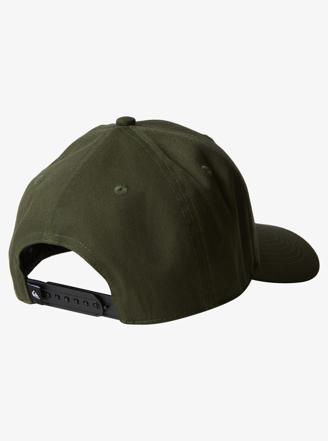 Quiksilver Mens Curve Snapback Cap ~ Decades green