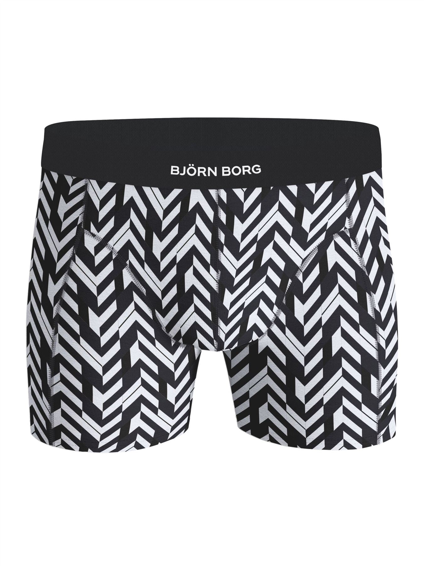Bjorn Borg Cotton Stretch 2 Pack Multicoloured Boxer Shorts 10002354 003