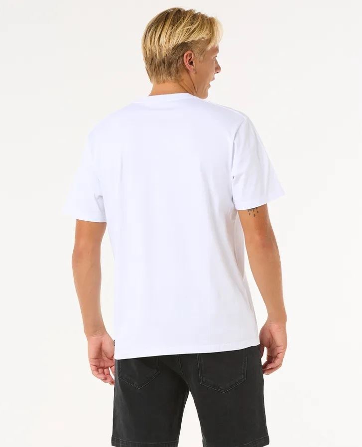 Rip Curl Surf Revival SS Mens T-Shirt White