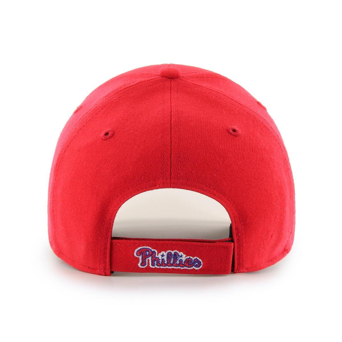 47 Brand Mens 6 panel Adjustable MVP Cap ~ Philadelphia Phillies red