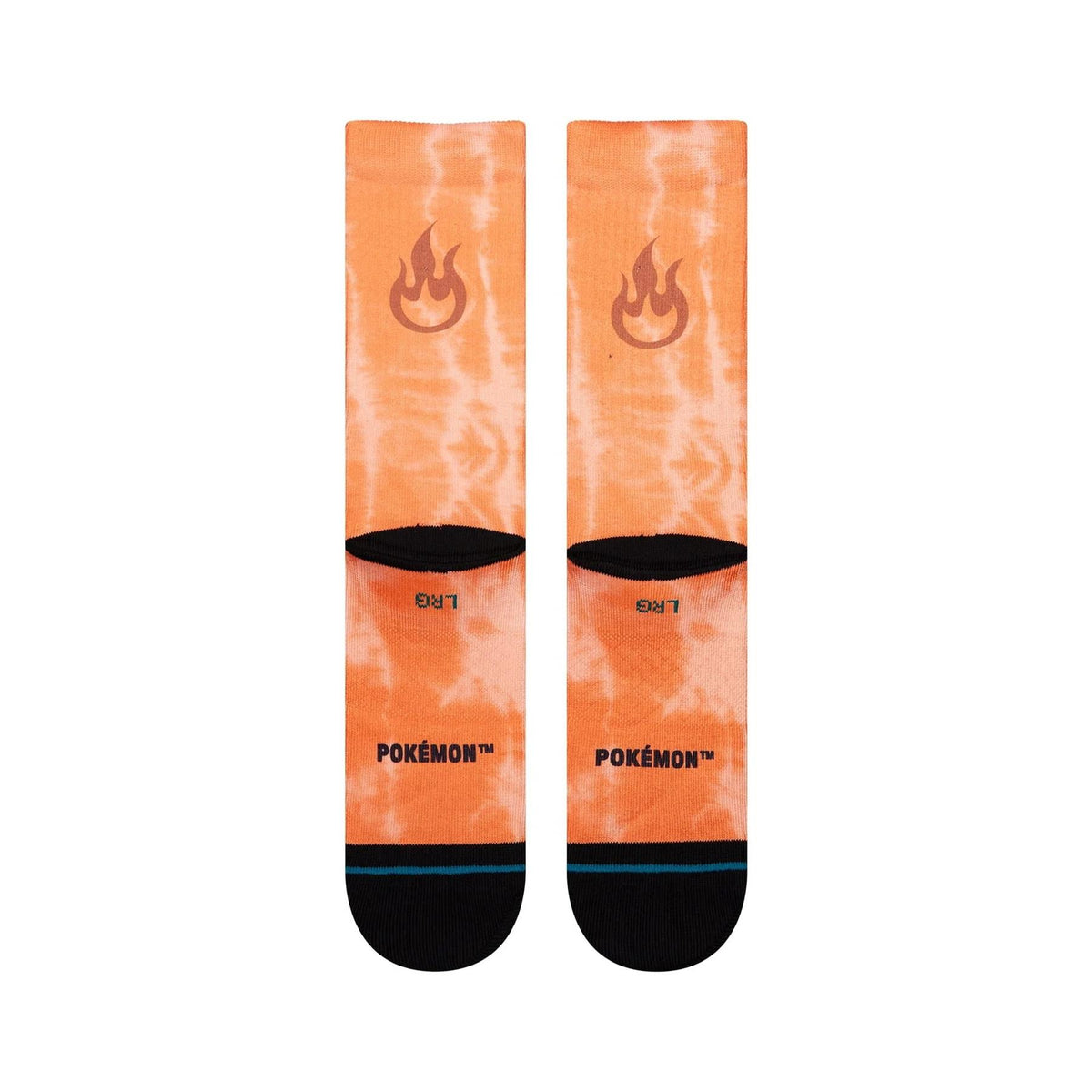 Pokemon Charizard Mens Crew Socks Orange Stance