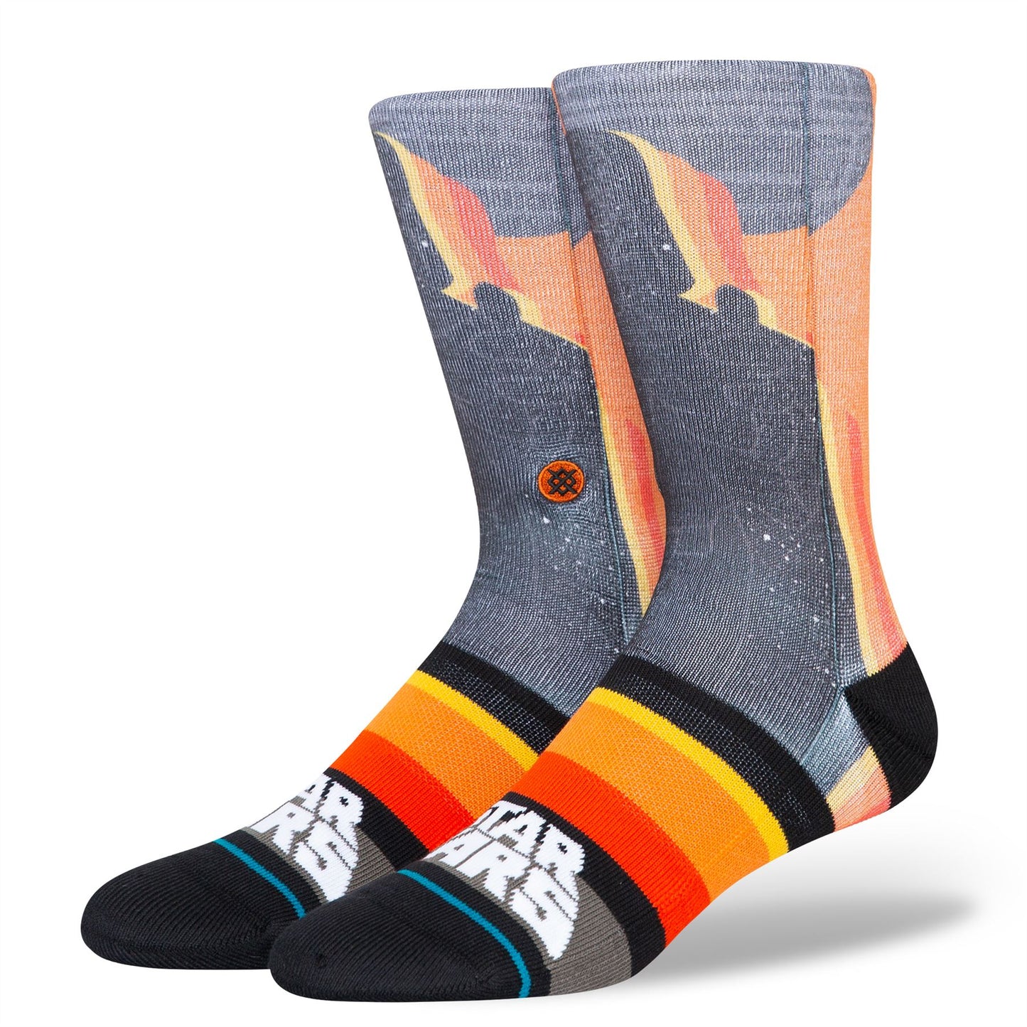 Stance Men's Crew Socks ~Darth by Jaz spacedust size L
