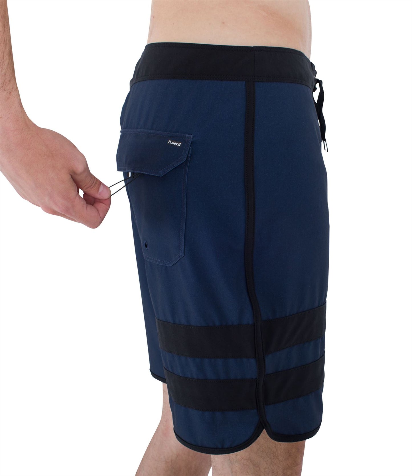 Hurley Mens 18" (46cms) Boardshort ~ Phantom Block Party indigo blue