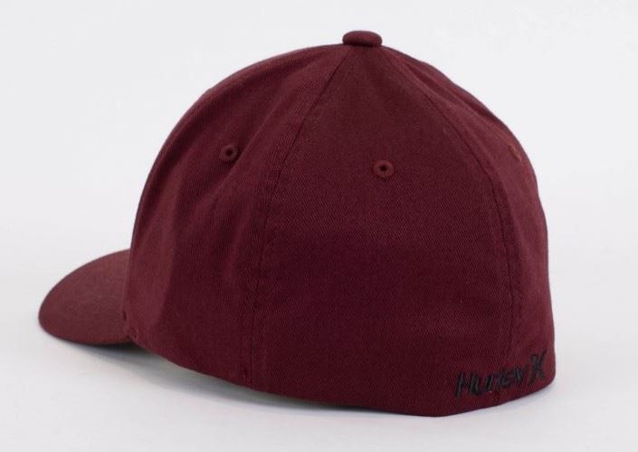Hurley Cap One And Only Mens Flexfit Cap Burgundy