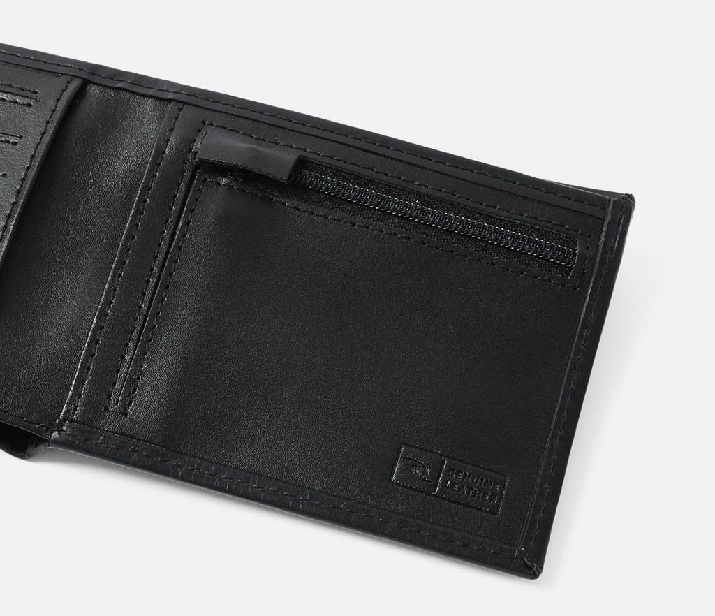Rip Curl Leather Corpowatu RFID 2 in 1 Mens Wallet Black