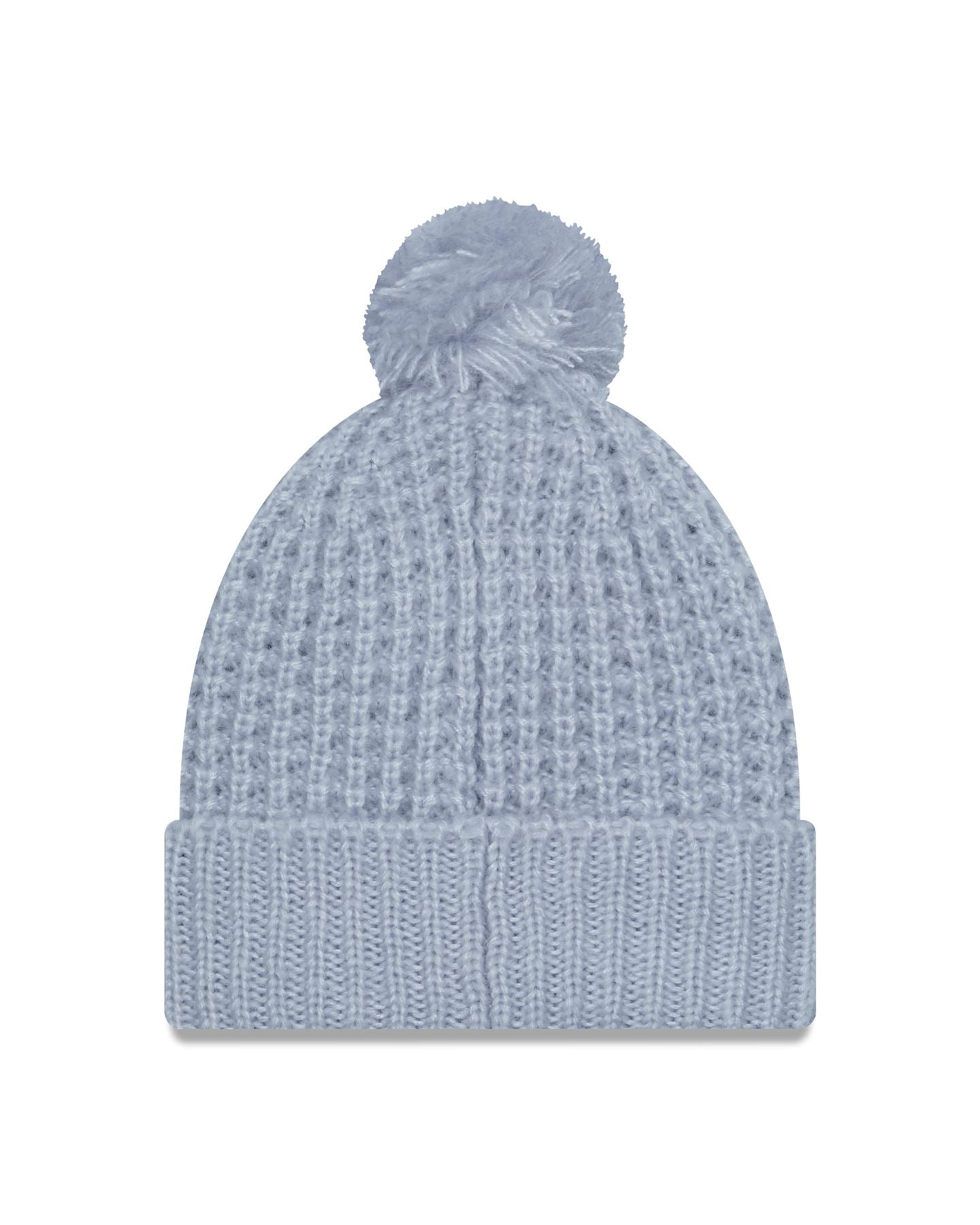 New Era Womens Cosy Pom Pom Beanie ~ New York Yankees light grey