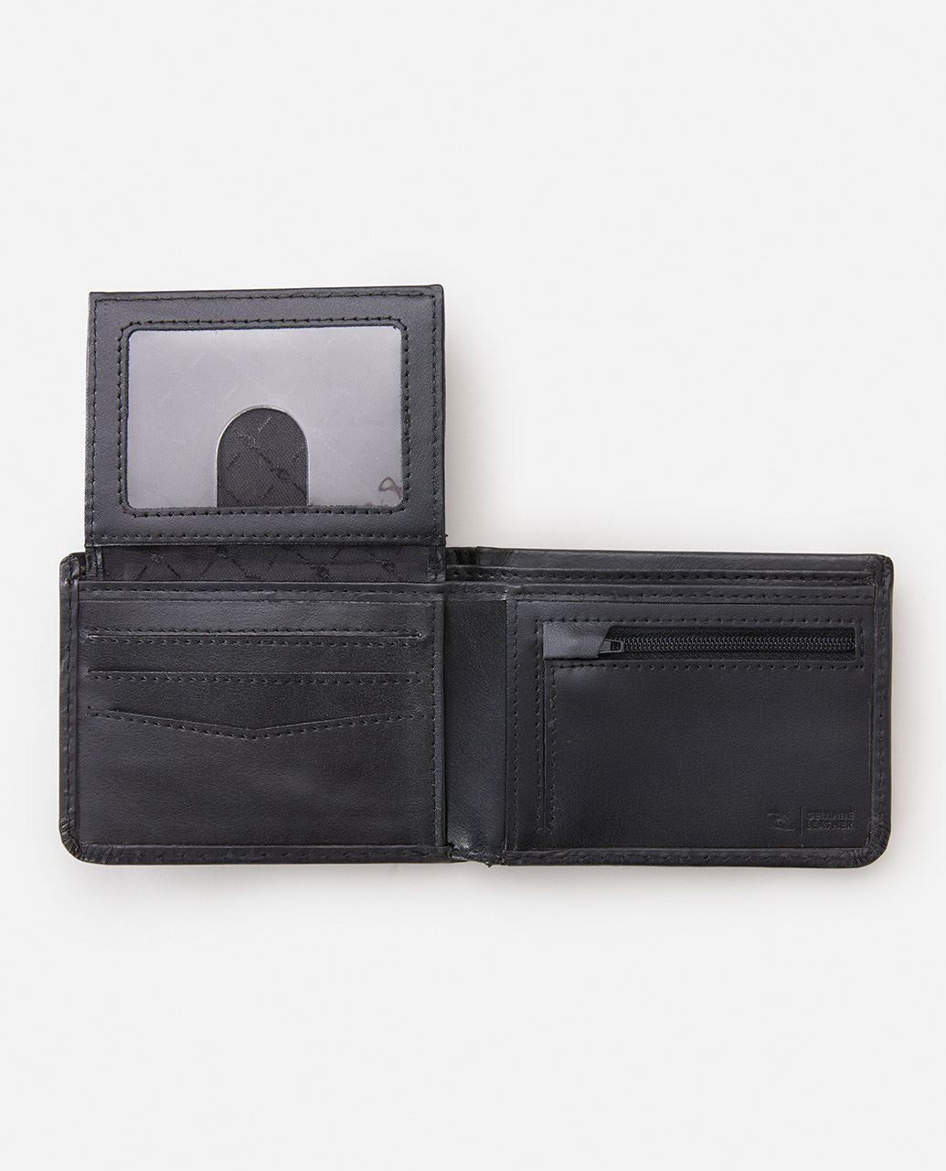 Rip Curl Leather Men's  All Day Wallet With RFID ~ Phaze Icon  black
