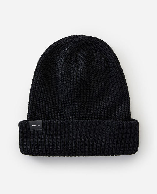 Rip Curl Men's Knitted Cuff Beanie ~ Impact black
