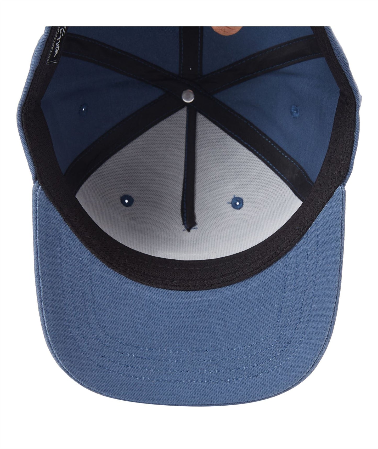 Billabong 6 Panel Mens Snapback Curved Peak Cap ~ Stacked lagoon