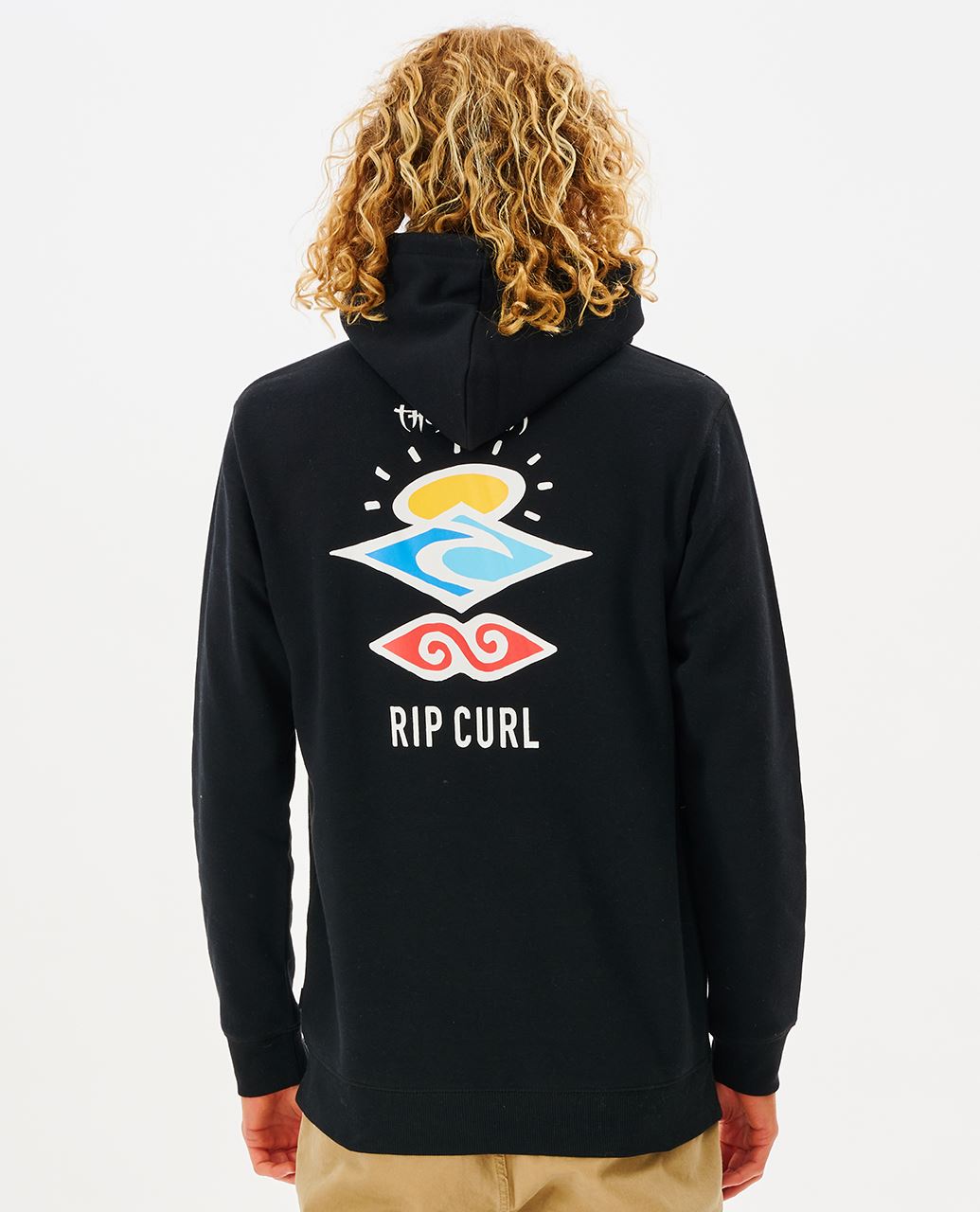 Rip Curl Men's Hooded Fleece ~ Search Icon black