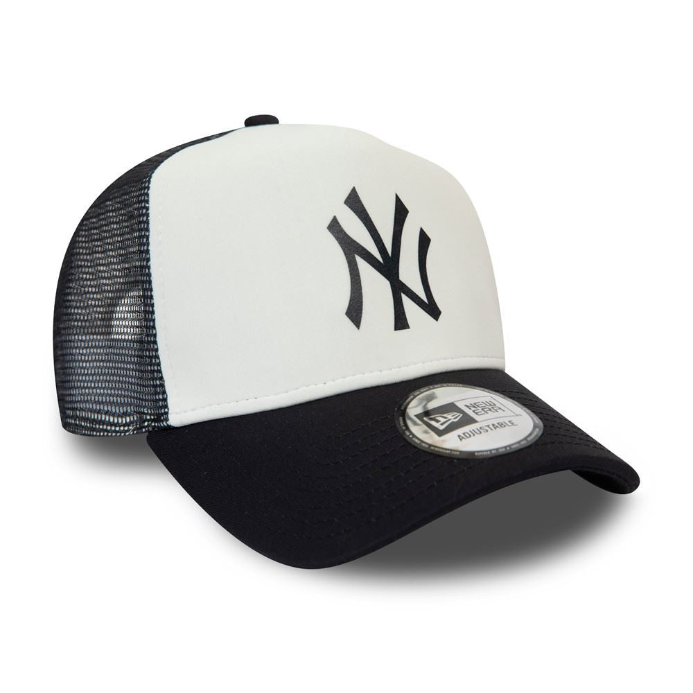 New Era Men's Team Colour Block Trucker Cap ~ New York Yankees white