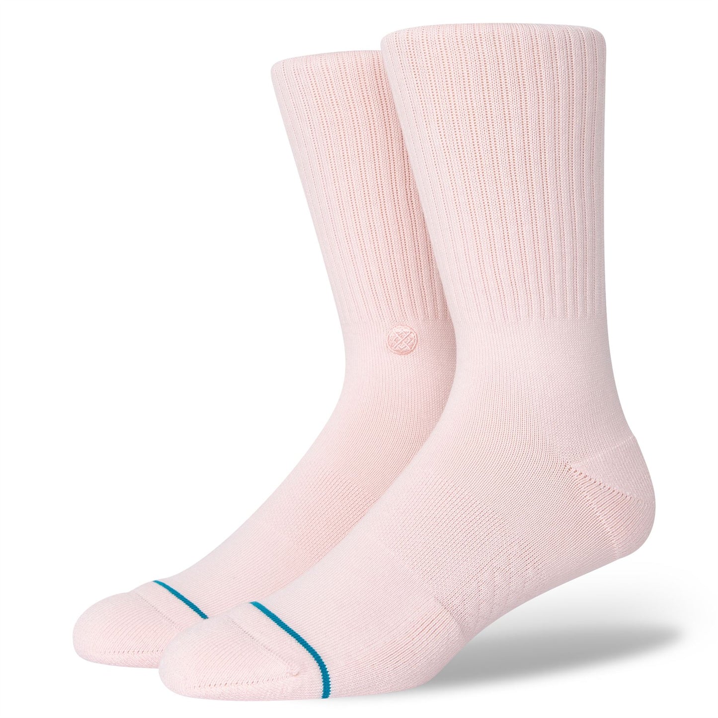 Stance Mens Crew Socks Icon pink Large