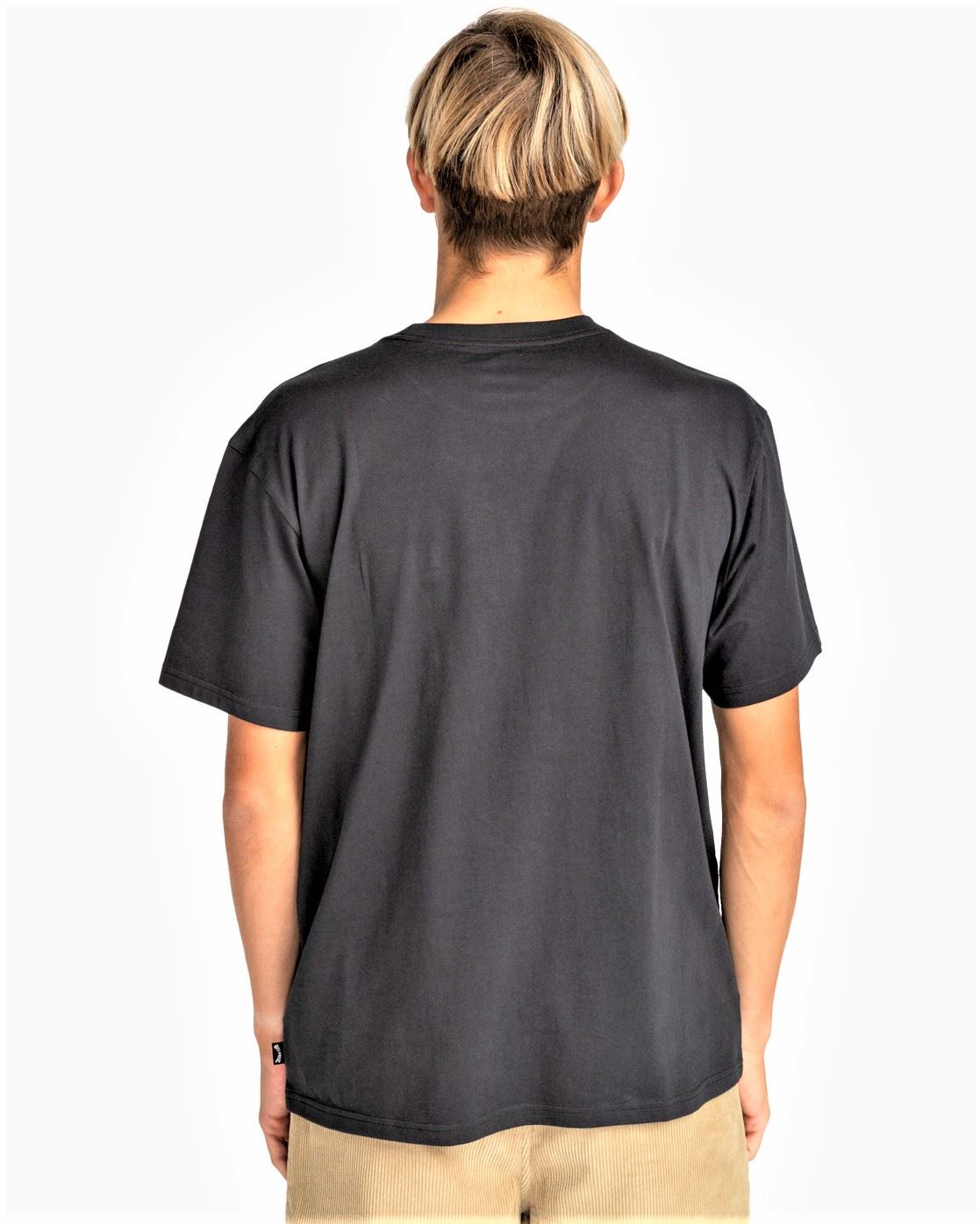 Billabong Mens SS Cotton T-Shirt ~ Stacked Pocket black