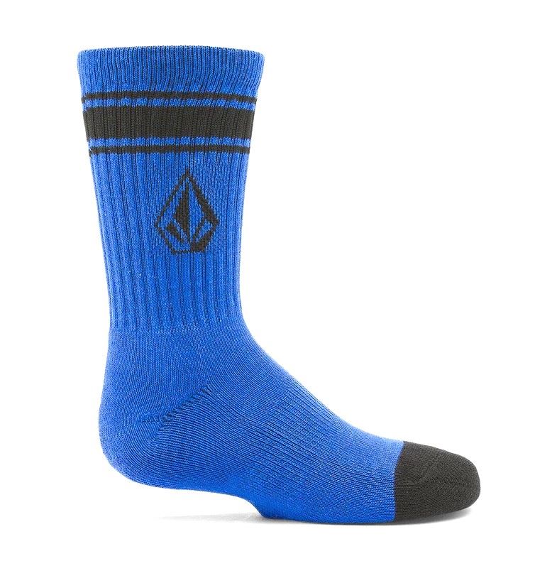 Volcom Socks 3 Pack Full Stone Crew Kids One Size
