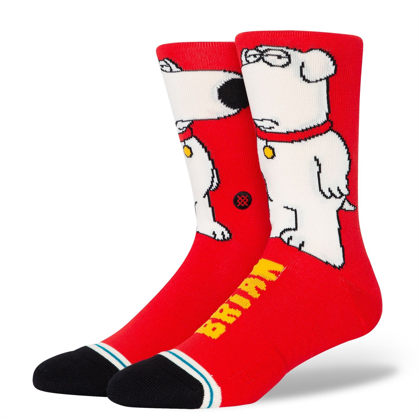 Stance Men's Crew socks ~ The Dog red size L