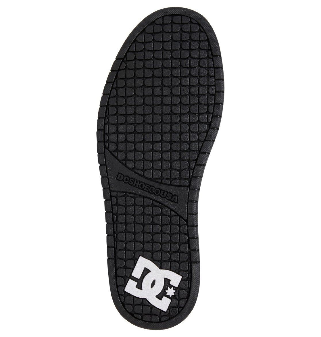 DC Shoes Sneaker Leather Court Graffic Trainers Colour White/Black