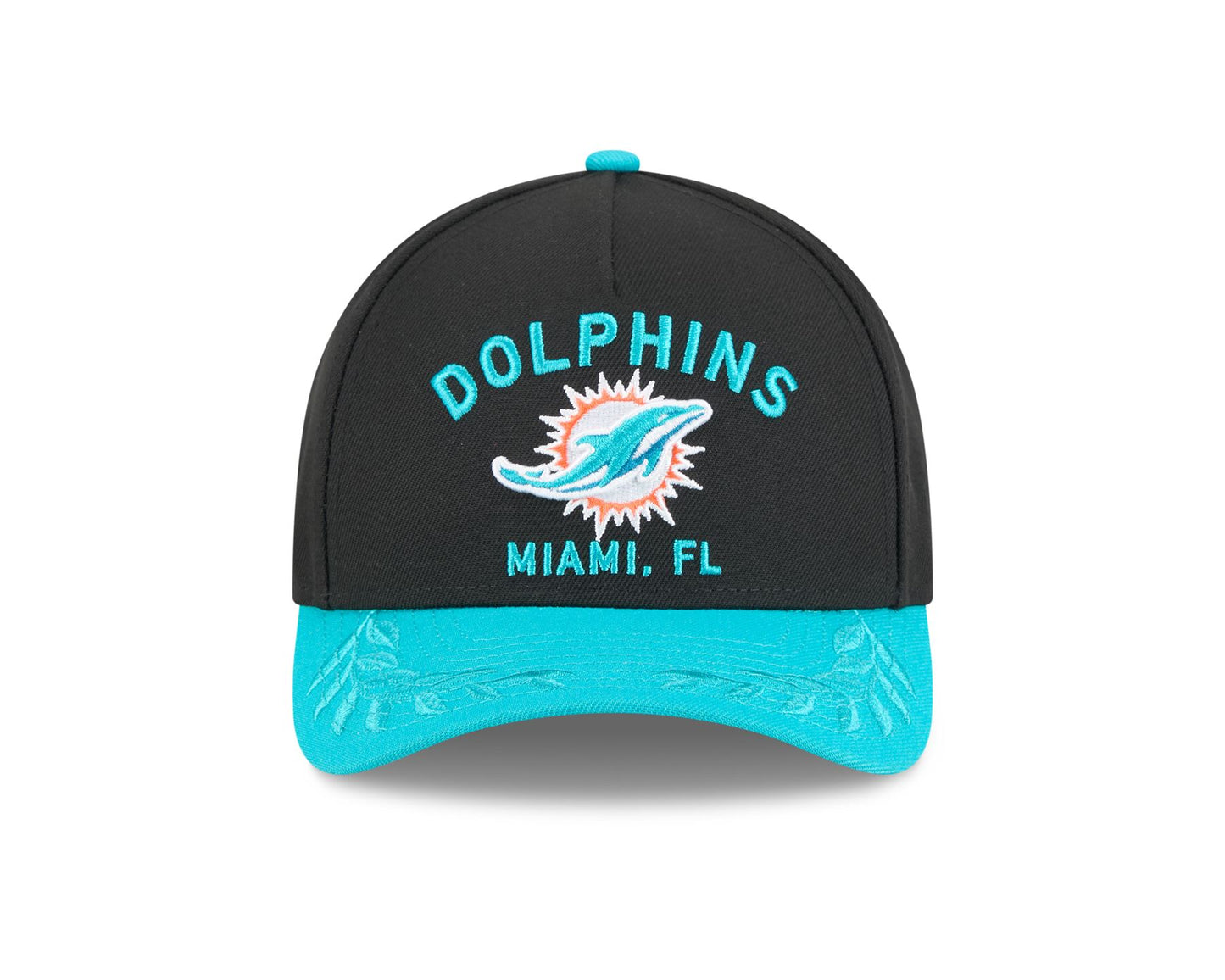 Miami Dolphins NFL Draft 9Forty Mid Crown A-Frame Adjustable Cap