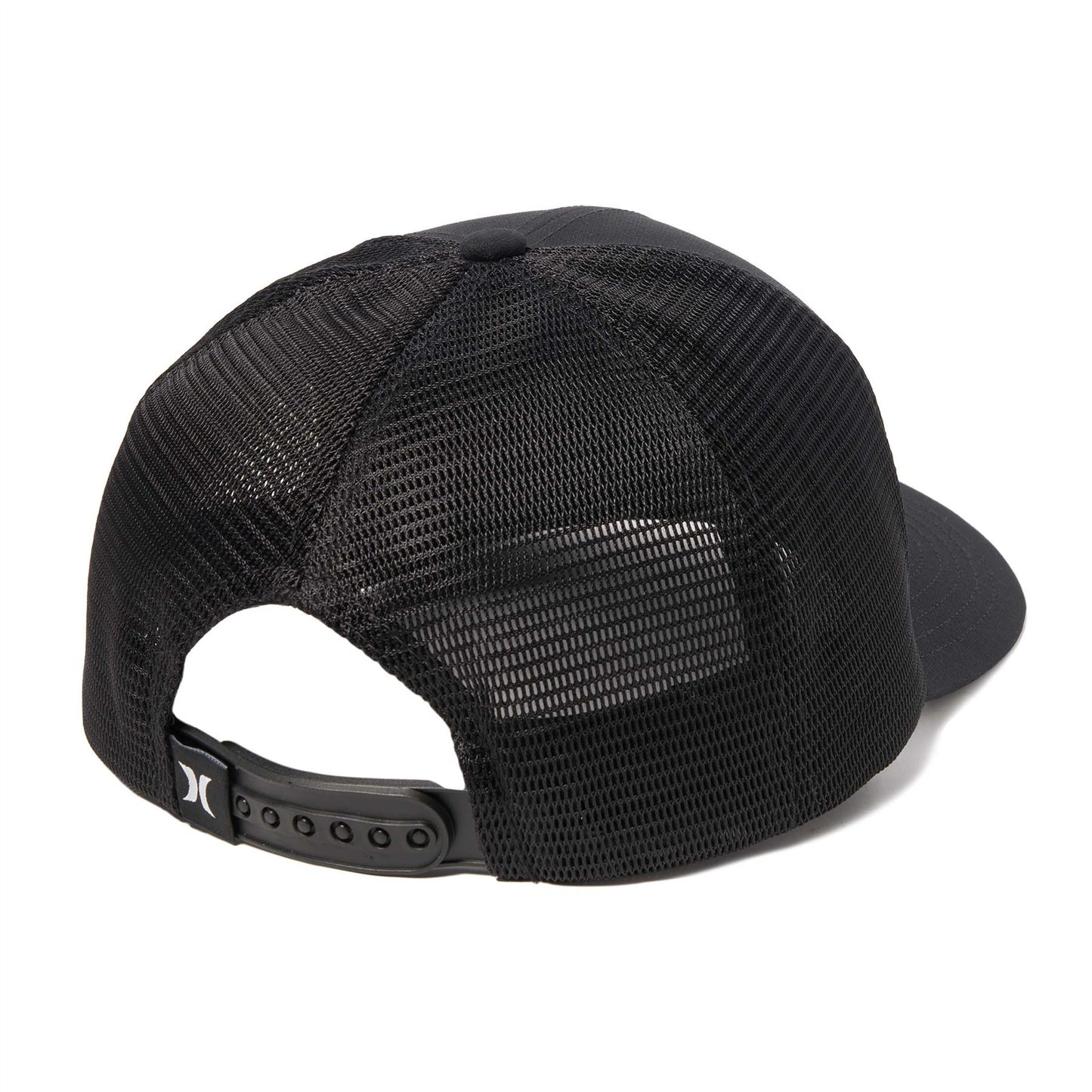 Hurley League Trucker Snapback Curve Peak Black Cap