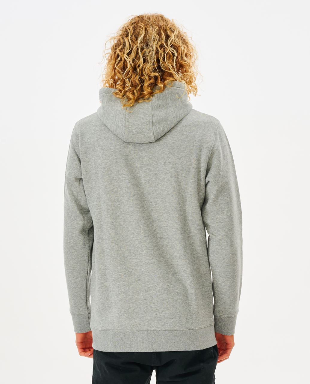 Rip Curl Men's Zip Hooded Fleece ~ Wetsuit Icon grey marle