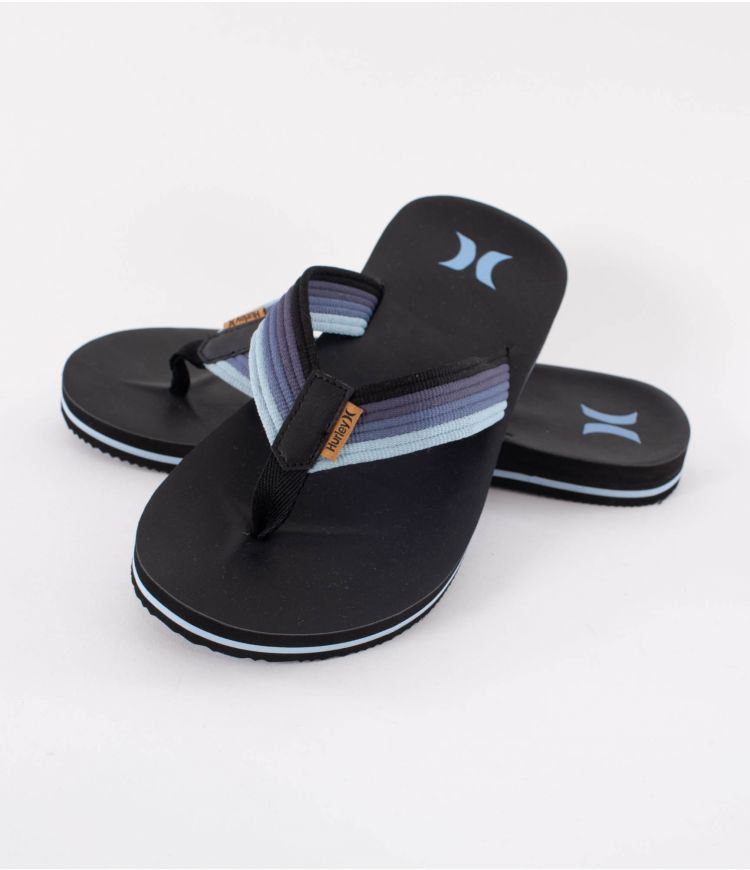 Hurley Shorebreak Mens Blue Open Toe Flip Flop Sandal