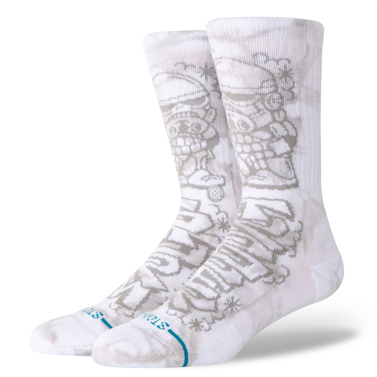 DJ Trooper White Stance Men's Crew Socks