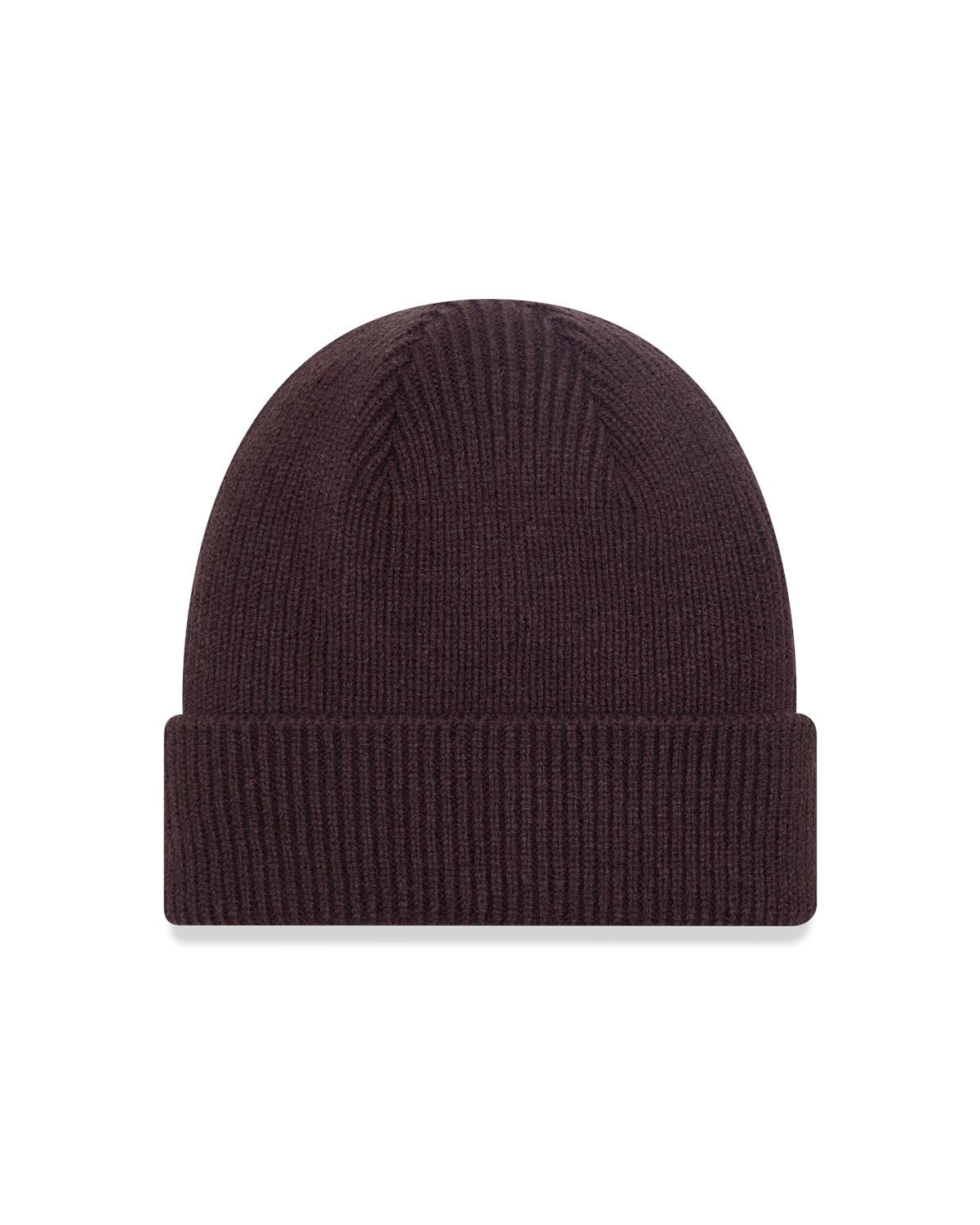 New Era Mens Wool Knitted Cuff Beanie ~ New Era brown
