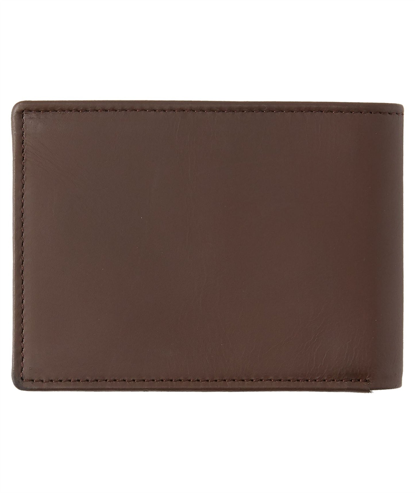 Quiksilver Men's Tri-Fold RFID Leather Wallet ~ Mack 2 brown